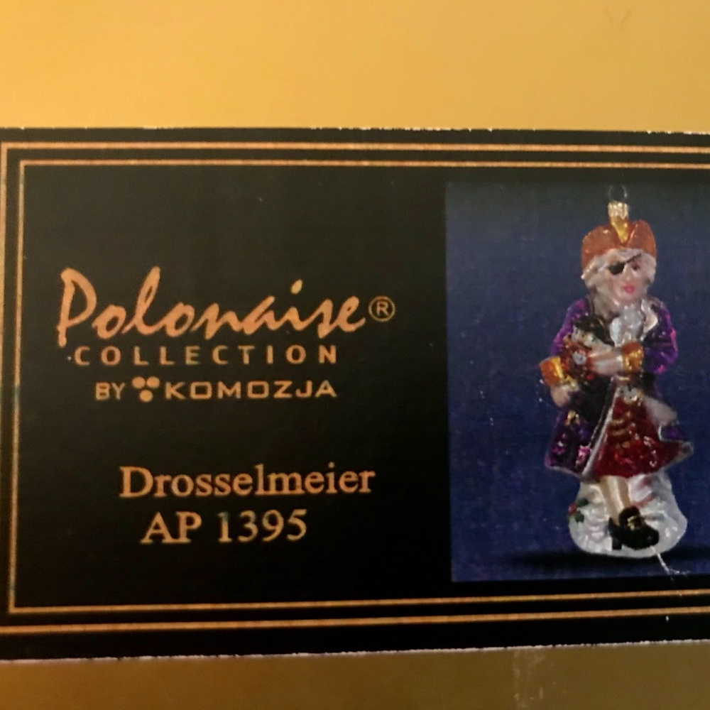 🎄Polonaise Collection - Drosselmeier Ornament - AP 1395 - Kurt S Alder, Inc